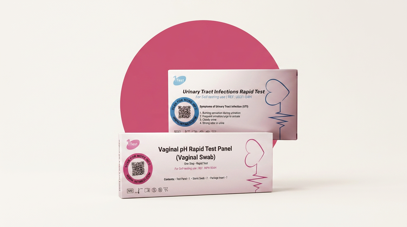 Intimedi vaginal pH and urinary tract infection rapid self-test kits